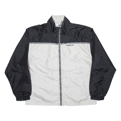 Reebok Herren Trainingsjacke Weiß Colourblock L