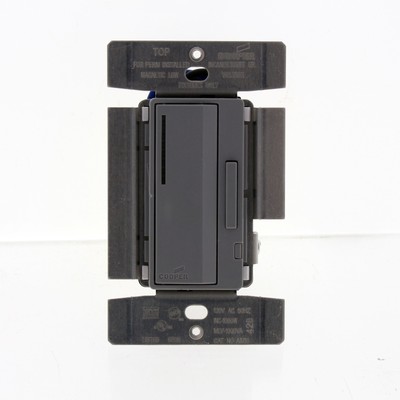 Cooper Gray Smart Master Dimmer Preset Light Switch Multi-Way 1000W AIM10-GY