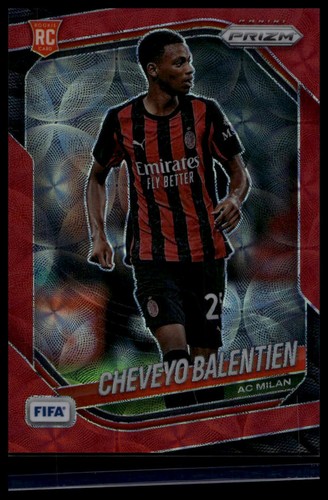2025-26 Panini Prizm FIFA #25 Cheveyo Balentien Choice Red Prizms #/88