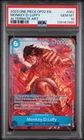 2023 One Piece Monkey D. Luffy Alternate Art Super Rare OP02-062 PSA 10