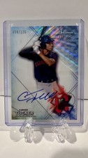 2021 Bowman Sterling - Prospect Autographs Carson Tucker Wave Refractor /125