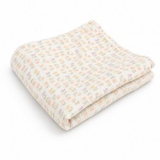Aden Anais Muslin Swaddle Blanket Pastel Tulip Floral Print 36x38