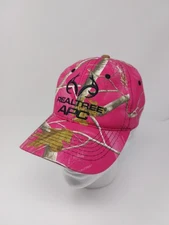 RealTree APC Womens Pink Camo Strap Back Hat Cap