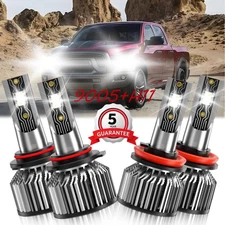 For Ram 4000 2013-2019 Car Front LED Headlight Bulb High&Low Beam Kit 26000LM