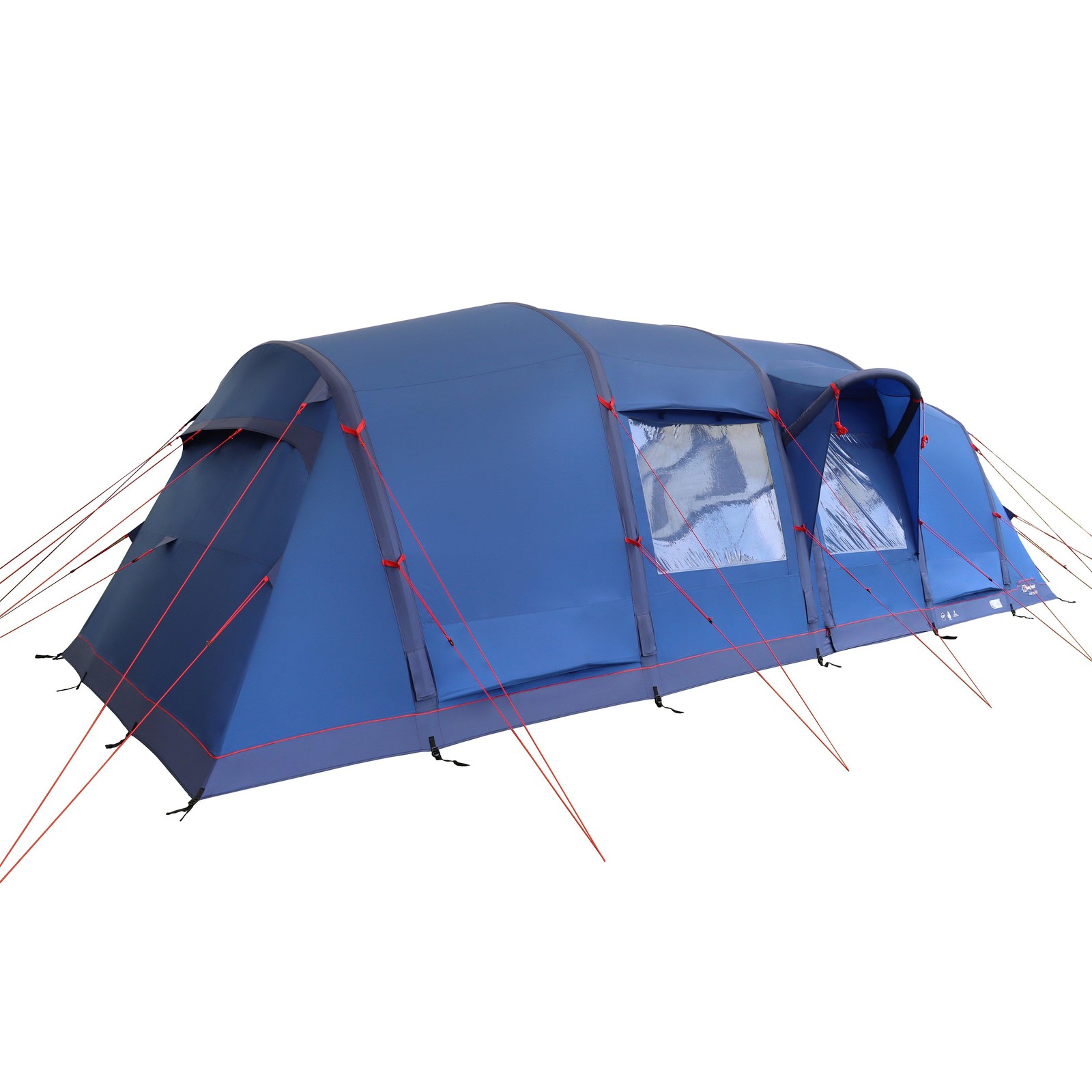 Berghaus Air 800 Nightfall Tent with 2 Darkened Bedrooms, Spacious Living Area