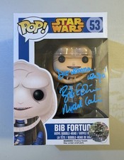 Funko Pop! 53 Bib Fortuna: Star Wars LE: 75 Signed Michael Carter w/Certificate