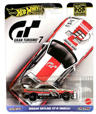 Hot Wheels Nisan Skyline GTR BNR34 Gran Truismo 7 1:64 modellino auto giocattolo JDM