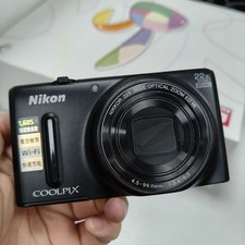 Nikon COOLPIX S9600 Digital Camera 16 MP 22x Optical Zoom with Accessories Black