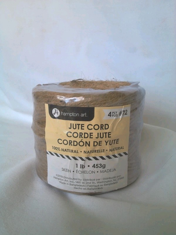 NEW. HAMPTON ART JUTE CORD