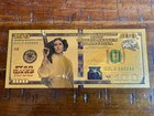 💫 Princess Leia Organa Star Wars $100 24kt Gold Foil Plated Banknote — photo 1