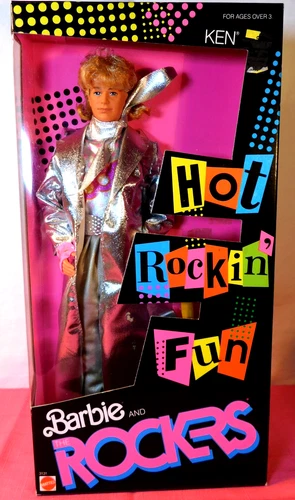 Vintage Ken Doll Barbie and the Rockers 1986 Mint in Box