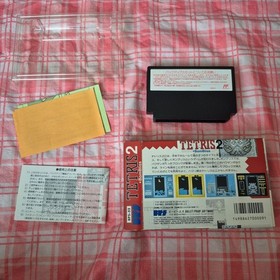 FC Tetris 2 Bombliss TETRIS2 +BomBliss box with instructions Famicom Tetris 2