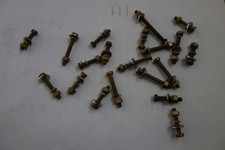 2BA Brass Screws with Nut, Washer and Spring Washer 20 off