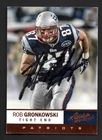ROB GRONKOWSKI PATRIOTS SIGNED AUTOGRAPH 2012 PANINI CARD NM HOLOGRAM COA
