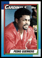 1990 Topps Pedro Guerrero St. Louis Cardinals #610