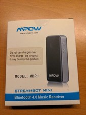MPOW Bluetooth 4.0 Music Receiver Model MBR1 Open Box/Never Used