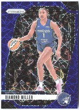 Diamond Miller Panini Prizm WNBA - Blue Velocity Prizms 63 2024 Minnesota Lynx