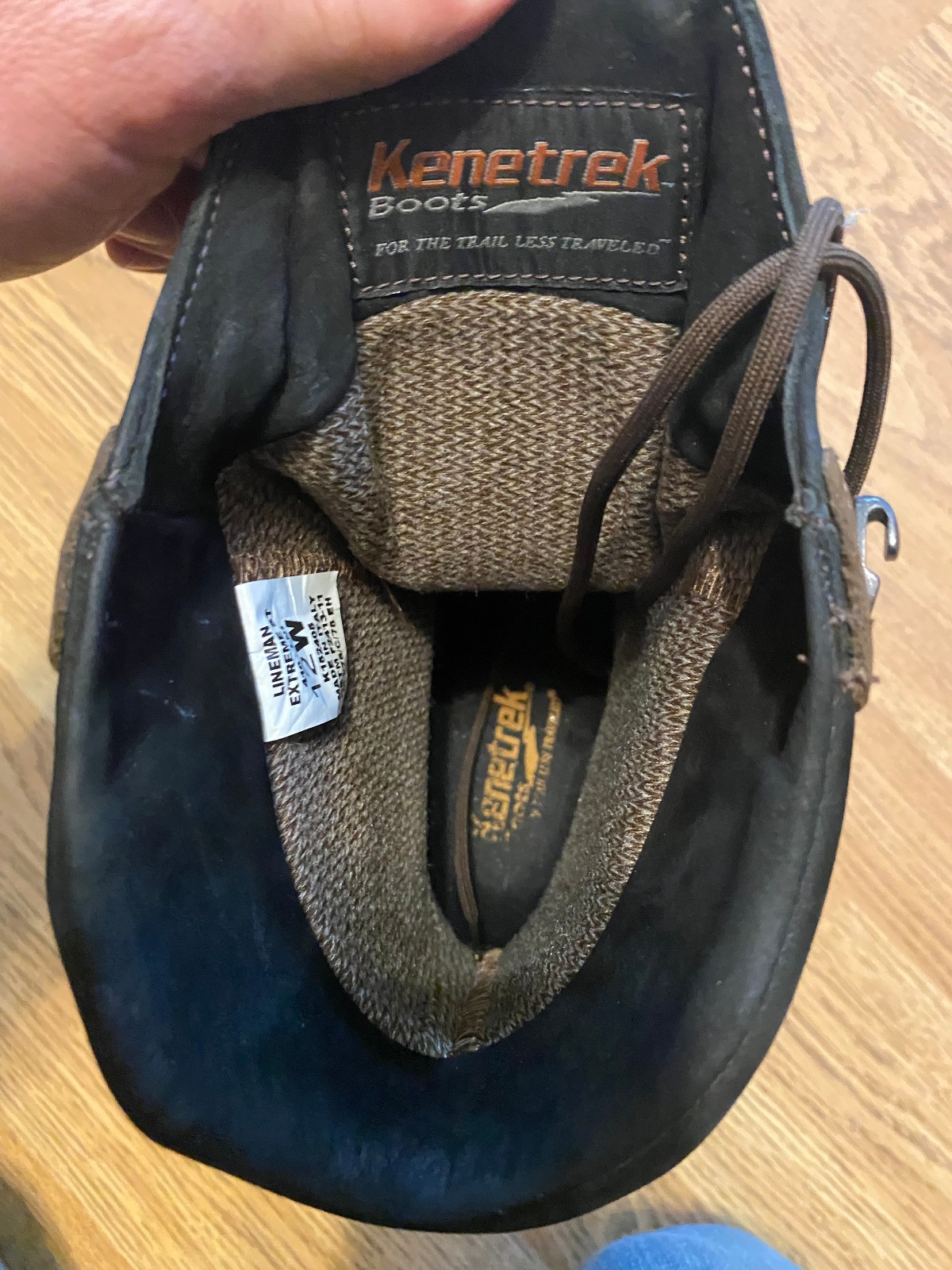 Kenetrek Lineman Extreme ST Work Boot KE-410-LNI Size 12W Wide Gently Used