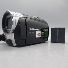 Panasonic SDR-H81 Handheld 60GB HDD Camcorder Black Tested