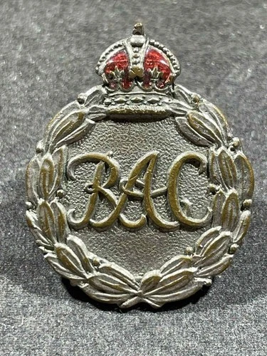 WW1 WWI British English Army Military Royal Armored Corps Sweetheart Pin Brooch