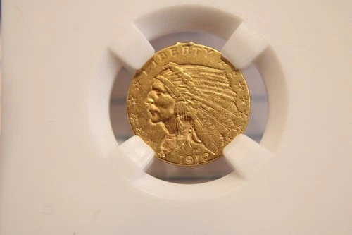 1910p Gold Indian Head Quarter Eagle $2.50 90% Gold