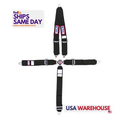 Rjs Safety 1030101, Kit Black 5 Pt Harness System Q/R Bk Roll Bar 3Insub Perform
