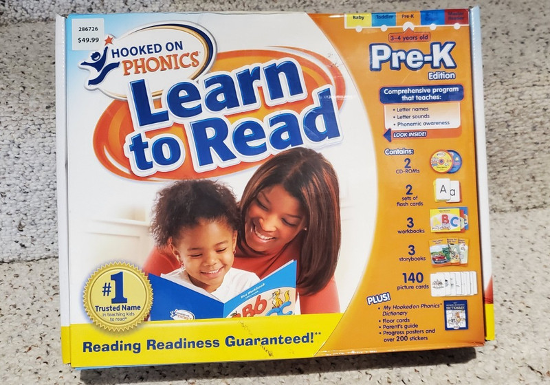 Hooked on Phonics Learn to Read Pre-K Edition 2007 for Ages 3-4 Years