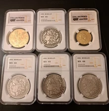 Reproduction Novelty Silver Coins Gold Coin Morgan Peso Collector Coins
