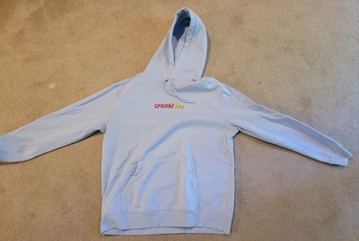Spongebob Squarepants Light Blue Regular Fit Hoodie Streetwear XL