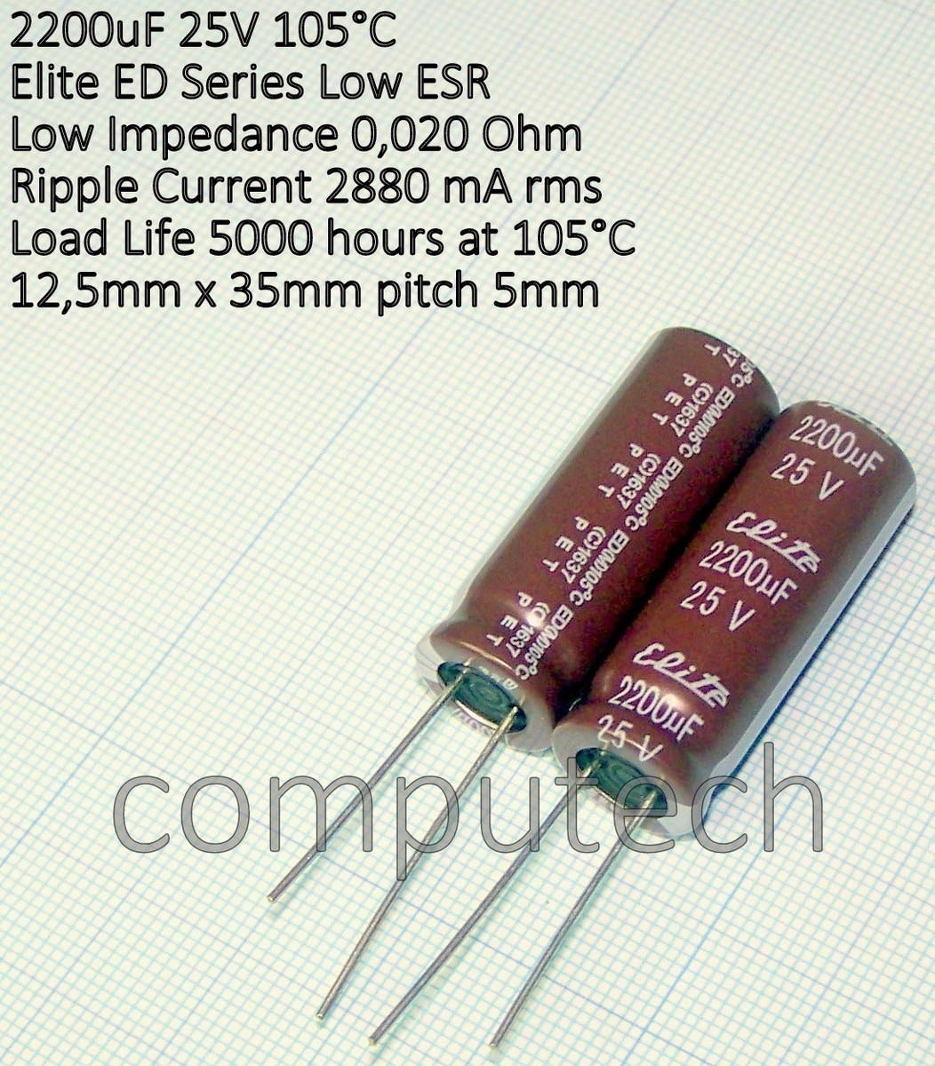 Shuxiang-Condensatori Alta frequenza, Bassa ESR, 6,3 V Shuxiang-Condensatori Alta frequenza, Bassa ESR, 6,3 V