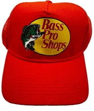 Bass Pro Shops Hat Outdoor Fishing Baseball Trucker Mesh Cap Adjustable SnapBack