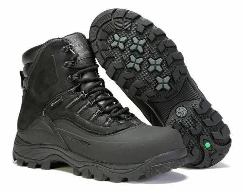 Men s Timberland Chocorua Trail Shell Toe Warm Waterproof Boot Black A1QGS