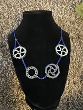 Handmade Steampunk Gear Necklace