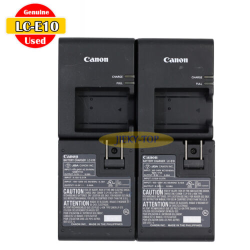 Used Original Canon LC-E10 Charger For Rebel T3 T5 T6 T7 X70 X80 1300d LP-E10 - Picture 1 of 8