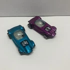 2 VINTAGE HOT WHEELS 25TH ANNIVERSARY CLASSIC Beatnik Bandit Redline 2 Shades