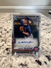 2021 Bowman - Chrome Prospects Autographs #CPA-MM Michael McAvene (AU, RC)