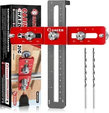 Cabinet Hardware Doweling Jig Adjustable Cabinet Template Tool for Knobs,Handles