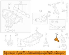 Junta de carcasa de filtro de aceite de motor MAZDA OEM 14-17 6 PY0114342