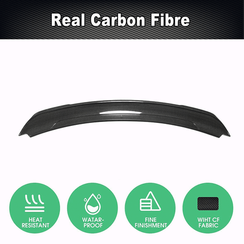 Fit For Ford Mustang Coupe 2015-2020 REAL Carbon Rear Trunk Spoiler Lid Wing - Picture 7 of 13