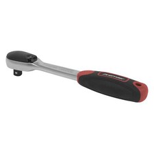 Image of Sealey Ratchet Wrench 1/4"Sq Drive Dust-Free Flip Reverse Platinum Series AK8976