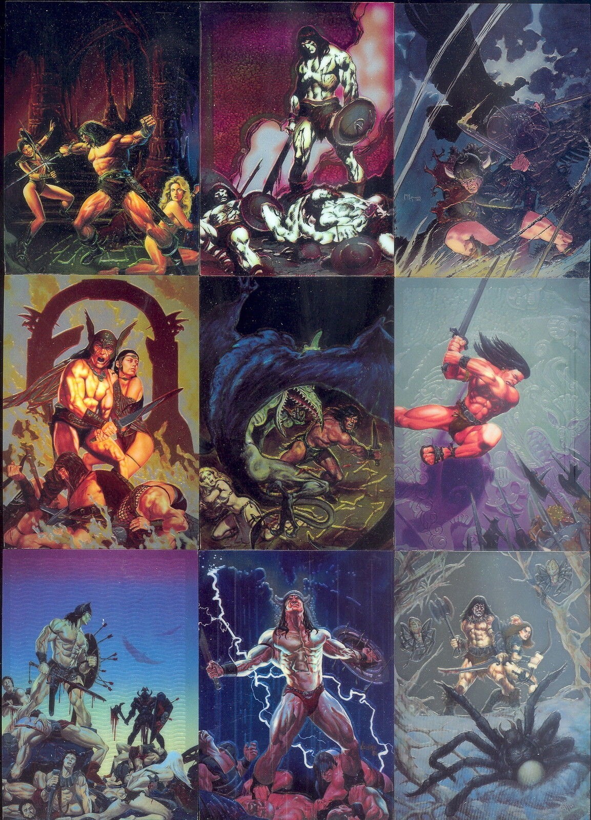CONAN SERIES 2 SINGLE CHROMIUM TRADING CARDS PICK ONE YOU