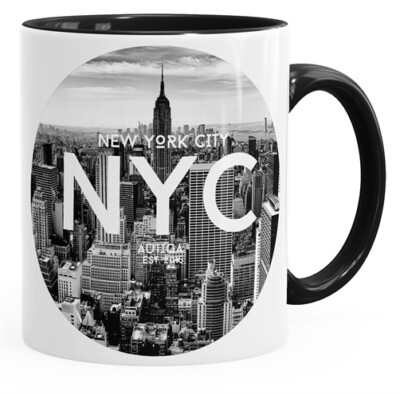Tasse mit New York City Fotoprint Manhattan Rockefeller Center NYC Autiga 