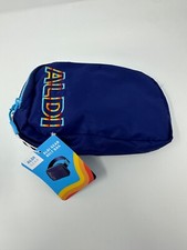 2024 ALDI Gear Navy Blue Belt Bag Fanny Pack Bum Bag Iconic Embroidered Rainbow