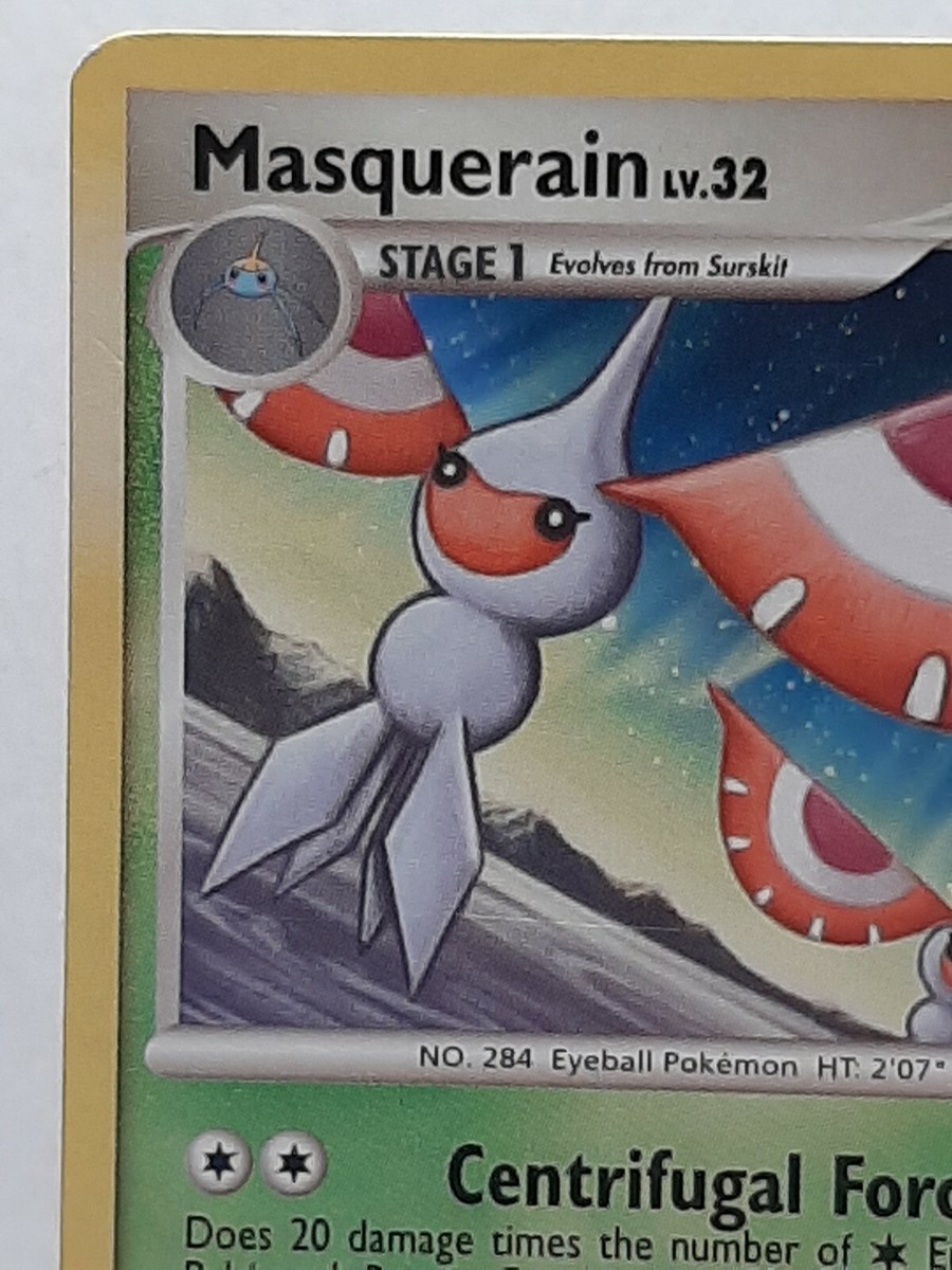 Masquerain 55/123 Pokemon Mysterious Treasures Uncommon Grass LP