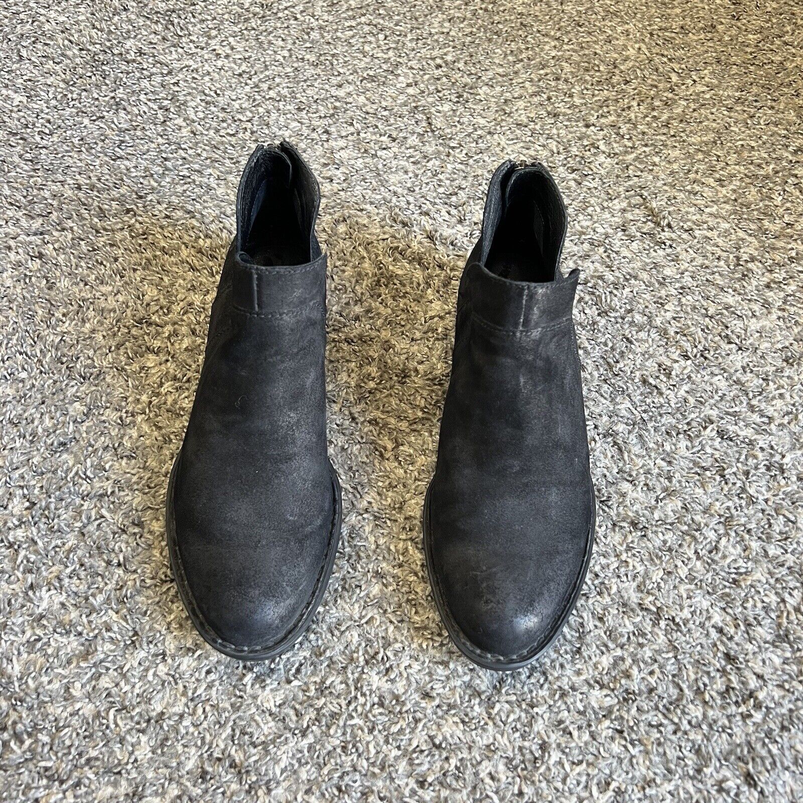 Born Boots Womens Kerri Ankle Black Distressed Su… - image 11