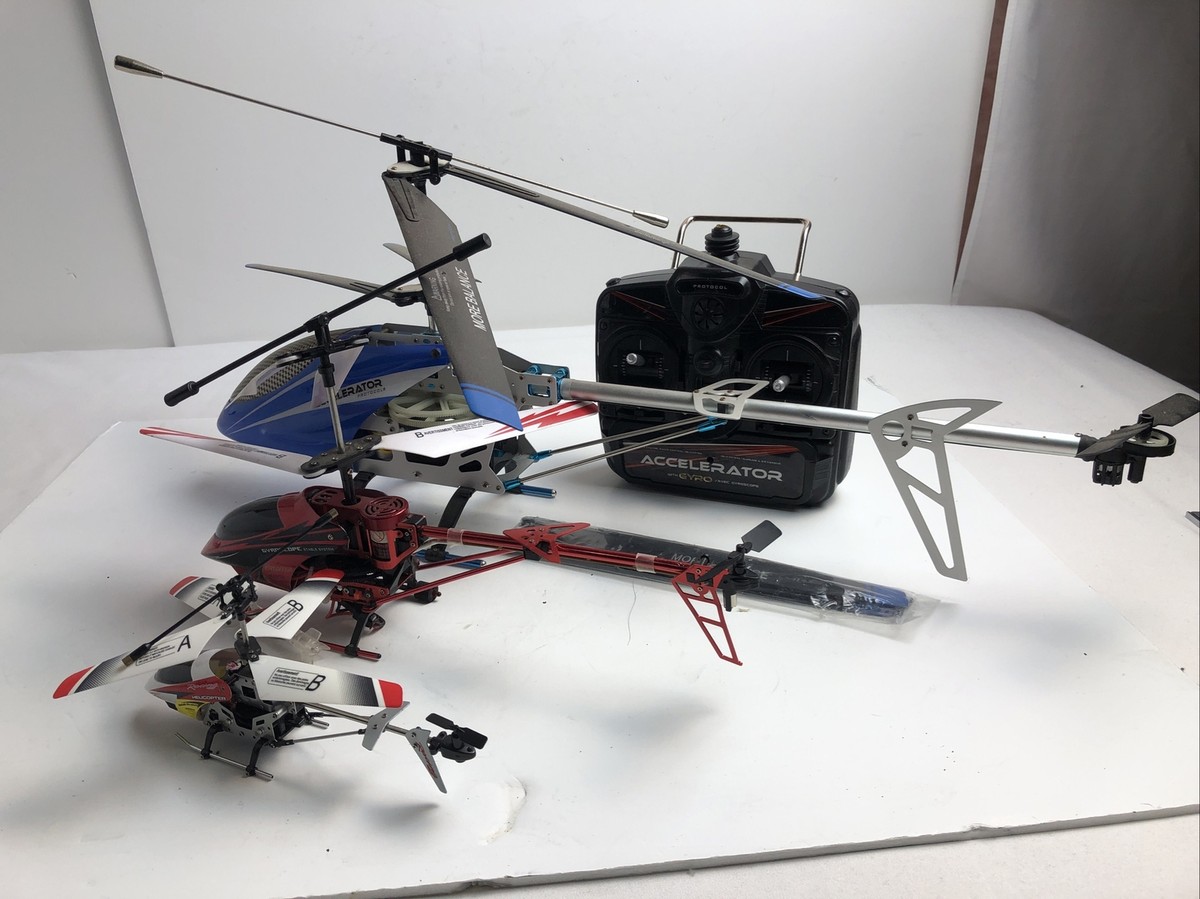 Accelerator Helicopter With RC Different Brands Sizes Not Tested