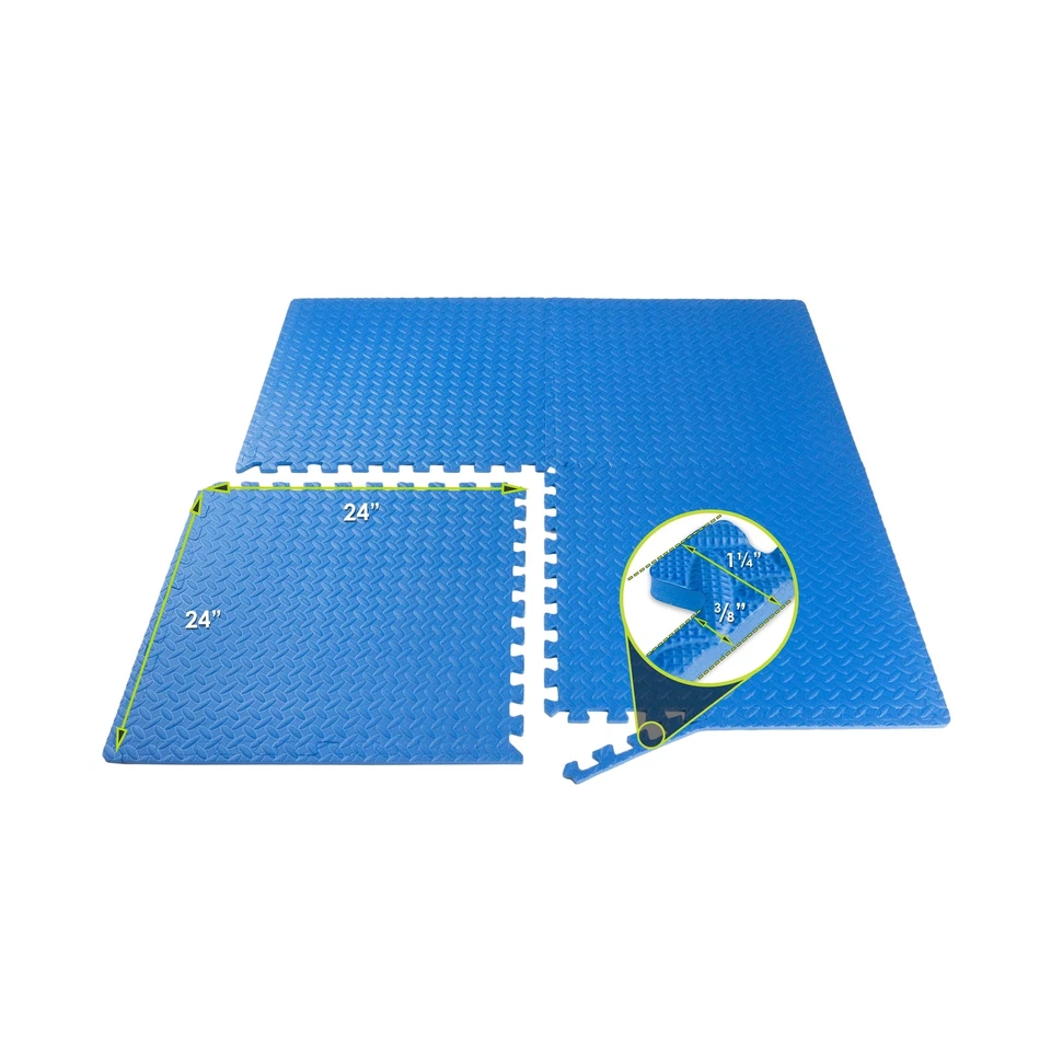 ProsourceFit Puzzle Exercise Mat ½”, EVA Foam Interlocking Tiles Protective F... - Image 4 of 4