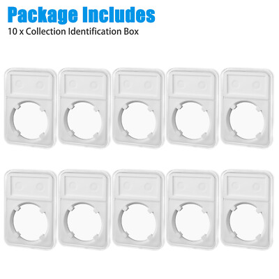 100X 31mm Coin Capsules Holder Clear Storage Display Case for