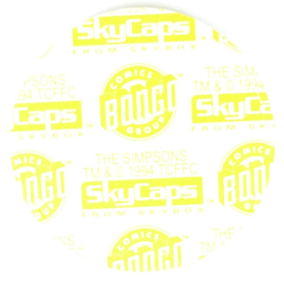 Lot of 20 Pogs The Simpsons From 1994 SkyCaps SkyBox Bongo Comics Group - Image 2 of 2