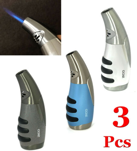 3 pcs Zico MT21 (ORIGINAL) Ergo Ergonomic Grip Refillable Jet Torch Lighter - Picture 1 of 4